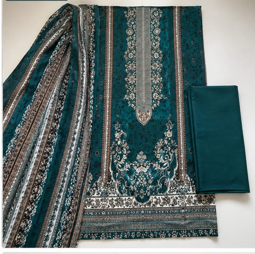Premium Unstitched Aadi Lawn Three Piece